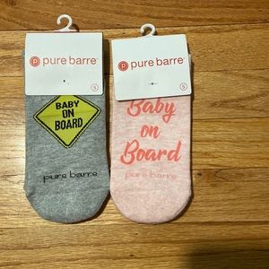 Pure Barre socks bundle NWT